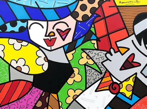 romero britto original paintings sale.